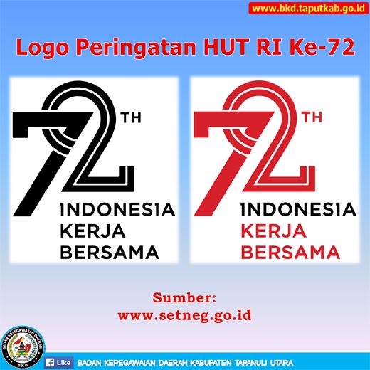 Detail Download Logo Resmi Hut Ri Ke 72 Dari Setneg Nomer 41