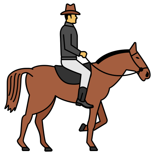 Detail Horseback Riding Icon Nomer 6