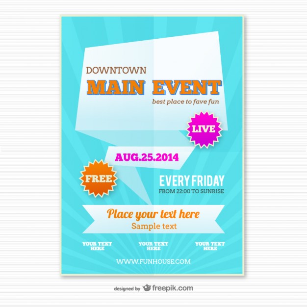 Detail Template Poster Gratis Nomer 19