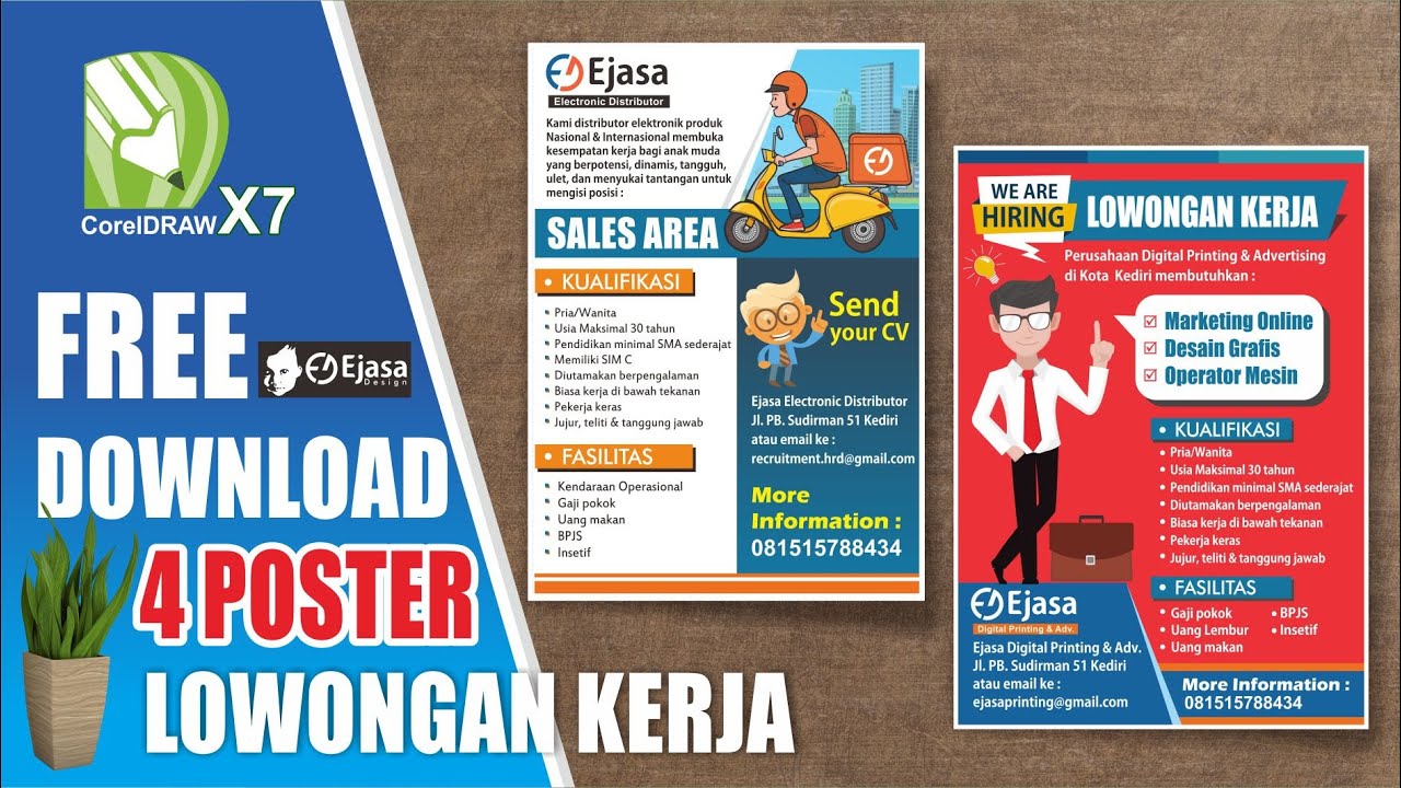 Detail Template Poster Lowongan Kerja Nomer 15