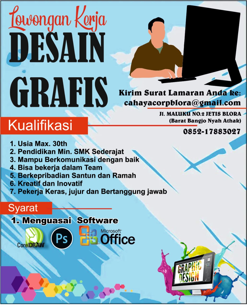 Detail Template Poster Lowongan Kerja Nomer 31