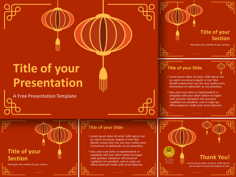 Detail Template Powerpoint China Nomer 14