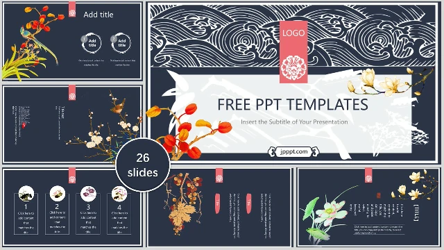 Detail Template Powerpoint China Nomer 32