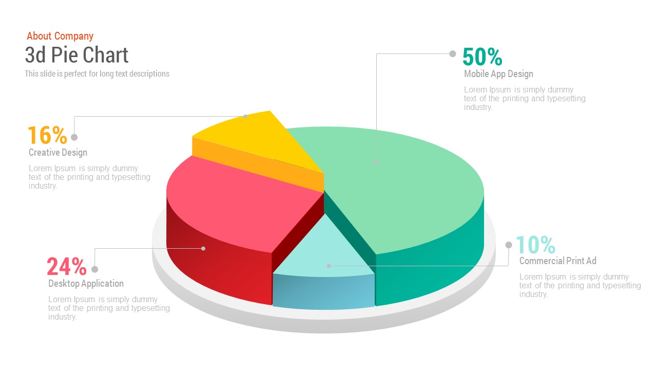 Detail Template Powerpoint Free 3d Nomer 45