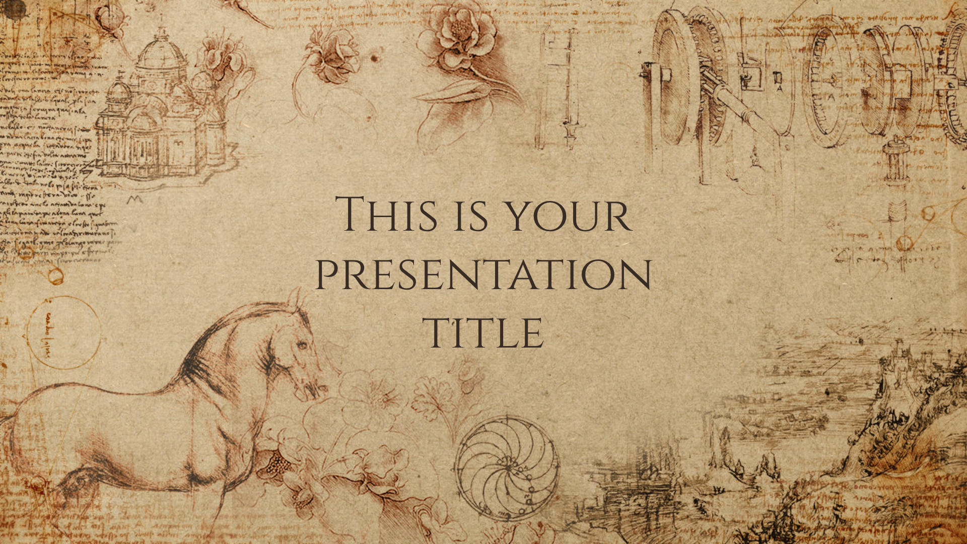 Detail Template Powerpoint Free History Nomer 2