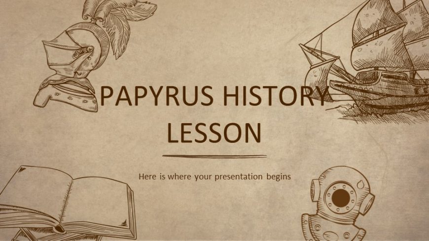 Detail Template Powerpoint Free History Nomer 6