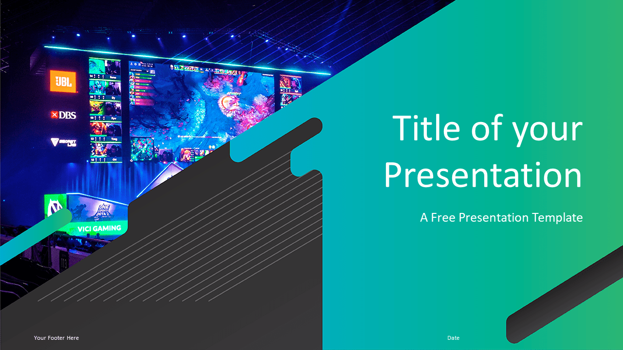 Detail Template Powerpoint Gaming Nomer 3