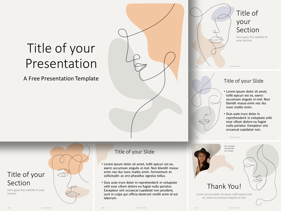 Detail Template Powerpoint Google Slide Nomer 25