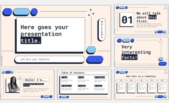 Detail Template Powerpoint Google Slide Nomer 50