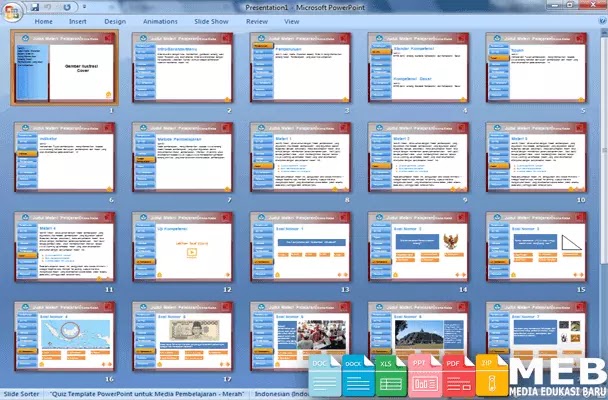 Detail Template Powerpoint Interaktif Nomer 38