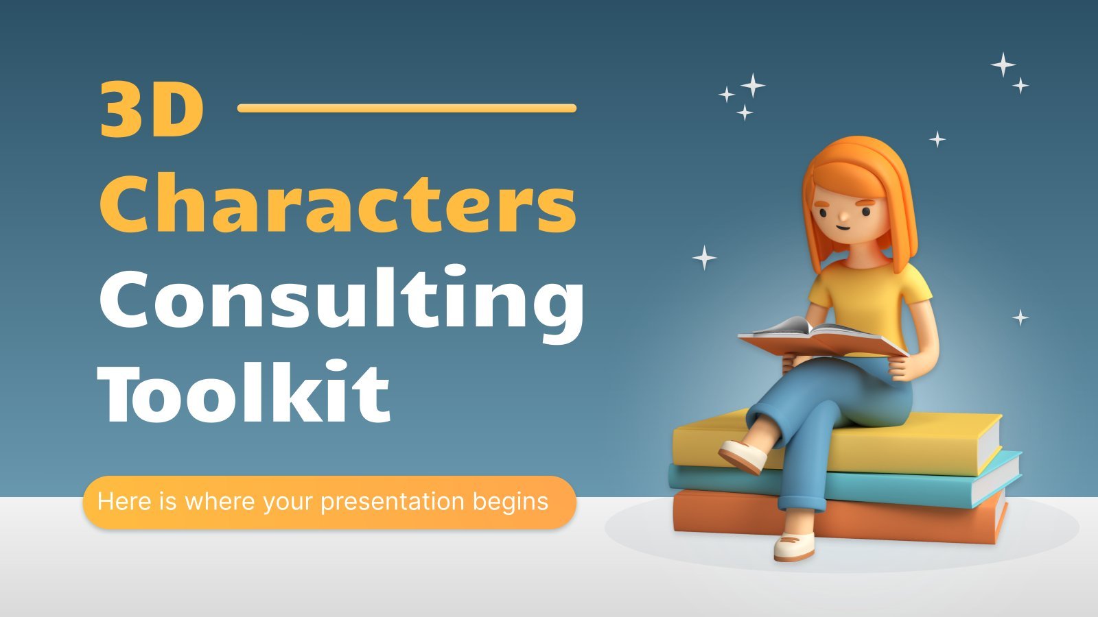 Template Powerpoint Keren 3d - KibrisPDR