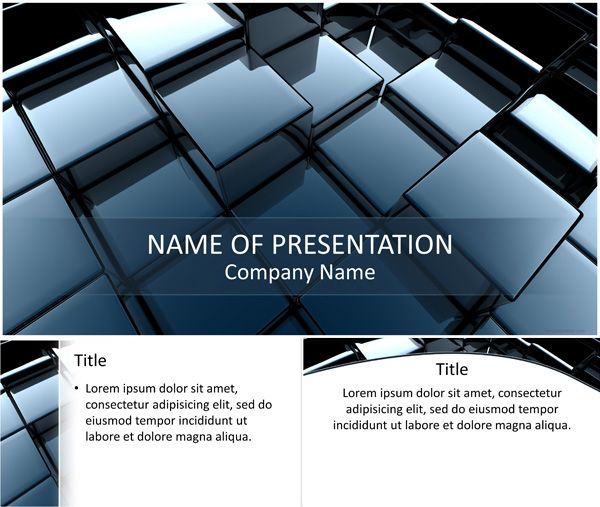 Detail Template Powerpoint Keren 3d Nomer 30