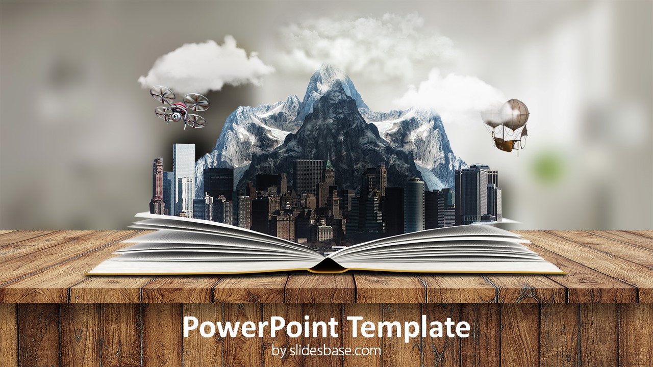 Detail Template Powerpoint Keren 3d Nomer 36