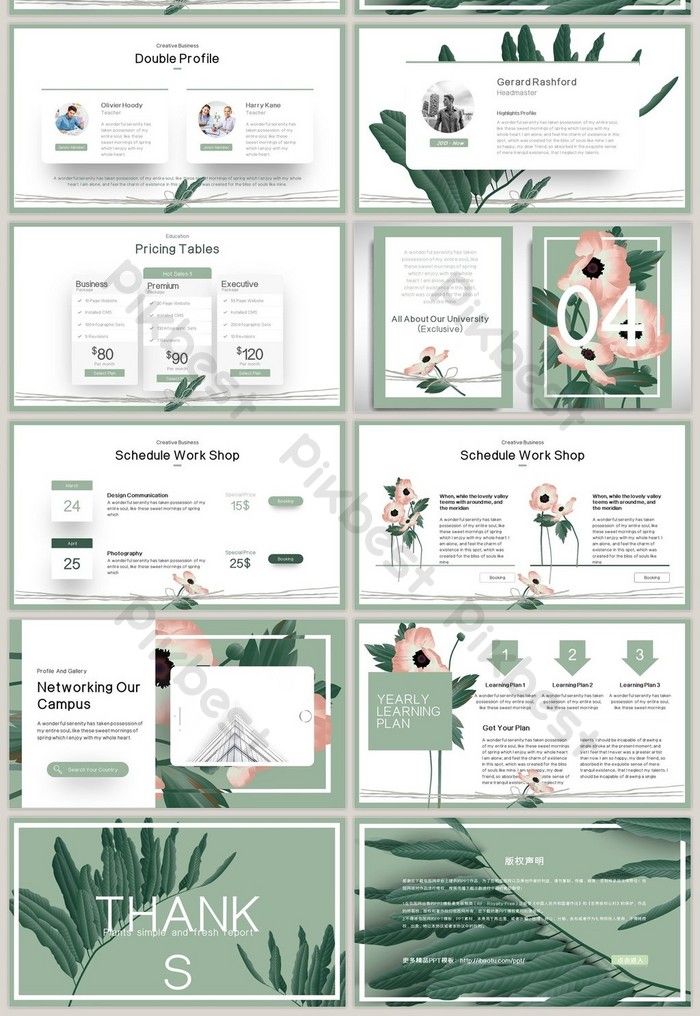 Detail Template Powerpoint Kreatif Nomer 7