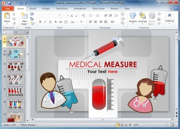 Detail Template Powerpoint Medical Free Nomer 18