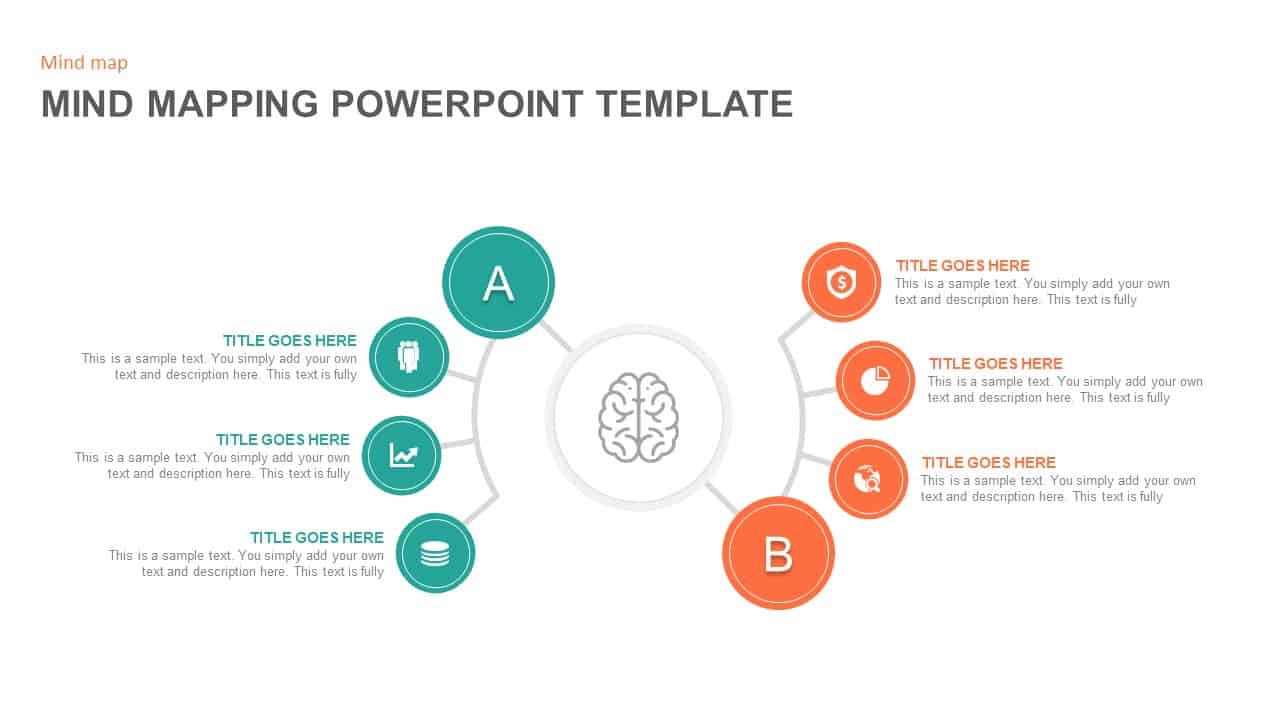 Detail Template Powerpoint Mind Map Nomer 10