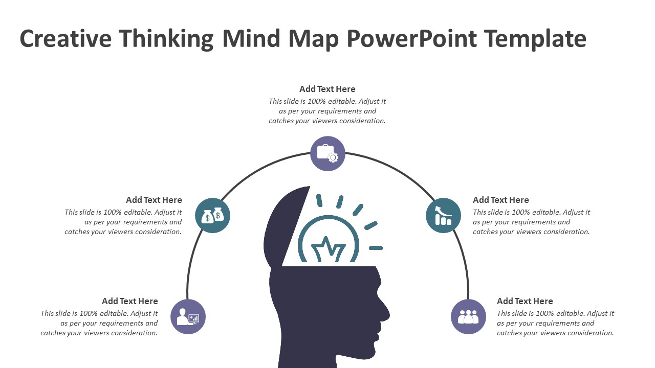 Detail Template Powerpoint Mind Map Nomer 41