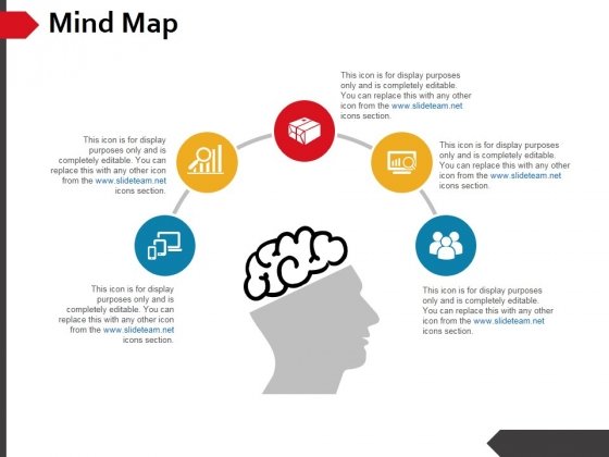 Detail Template Powerpoint Mind Map Nomer 45