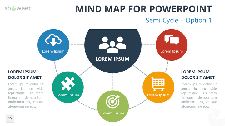 Detail Template Powerpoint Mind Map Nomer 51