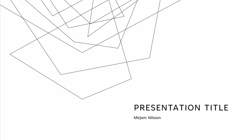 Detail Template Powerpoint Minimal Nomer 3