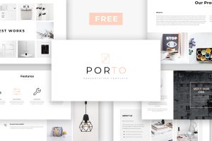 Detail Template Powerpoint Minimal Nomer 41