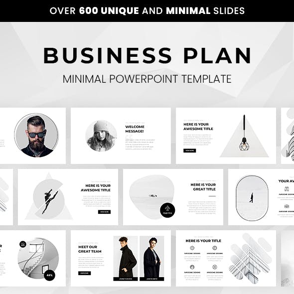 Detail Template Powerpoint Minimal Nomer 43