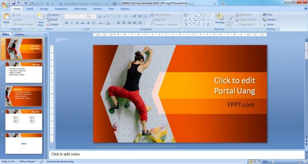 Detail Template Powerpoint Ppt Keren Nomer 43