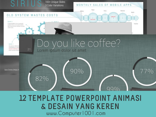 Detail Template Powerpoint Ppt Keren Nomer 10