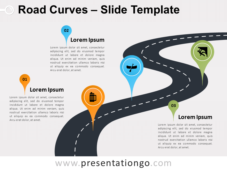 Template Powerpoint Road - KibrisPDR