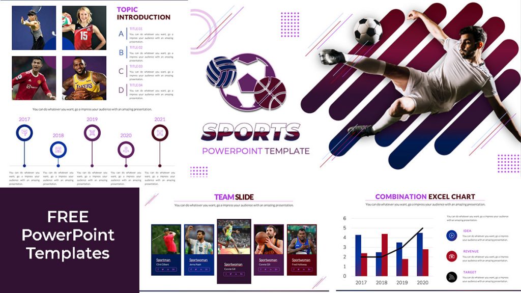 Detail Template Powerpoint Sport Nomer 27