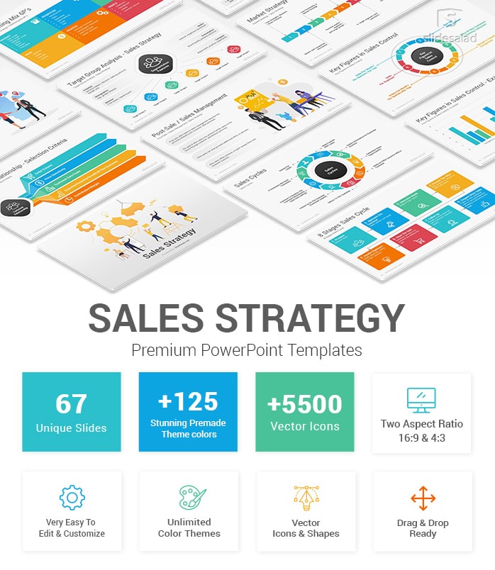 Detail Template Powerpoint Strategy Nomer 31