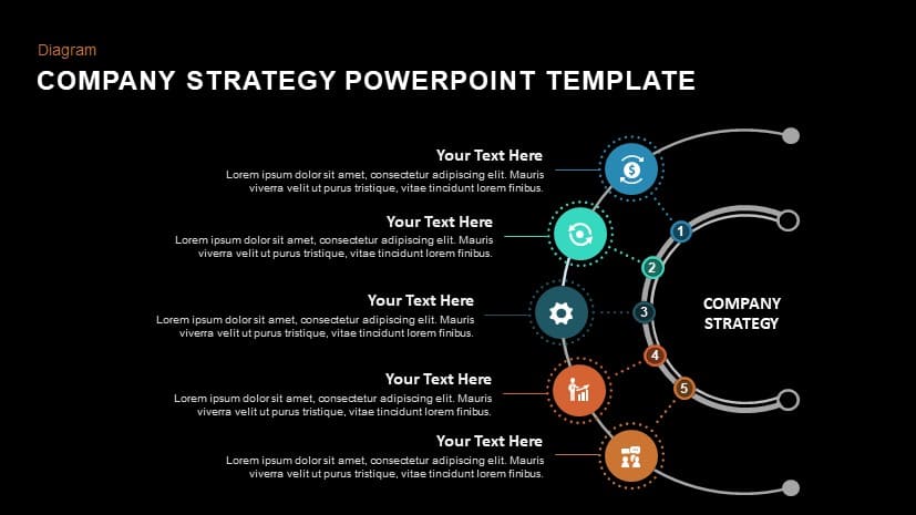 Detail Template Powerpoint Strategy Nomer 41