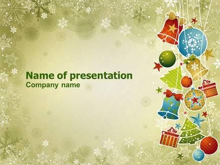 Detail Template Powerpoint Tema Natal Nomer 17