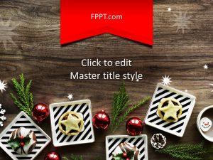 Detail Template Powerpoint Tema Natal Nomer 19