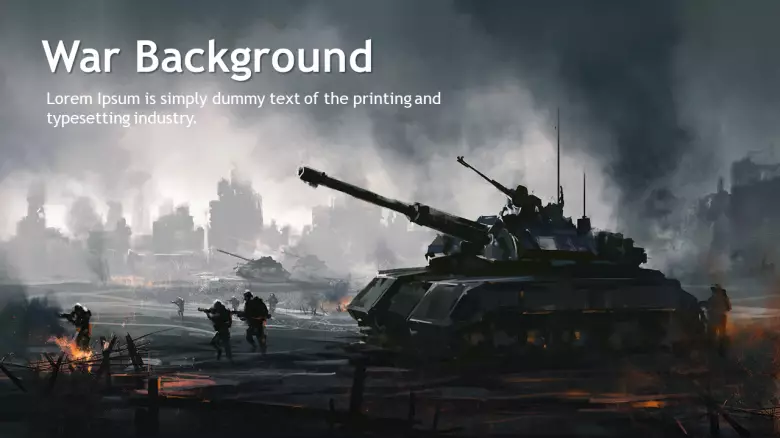 Detail Template Powerpoint War Nomer 6