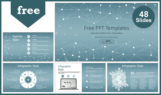 Detail Template Ppt Abstract Nomer 15