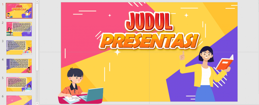 Detail Template Ppt Animasi Gratis Nomer 15