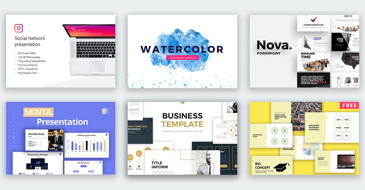 Detail Template Ppt Animasi Gratis Nomer 39