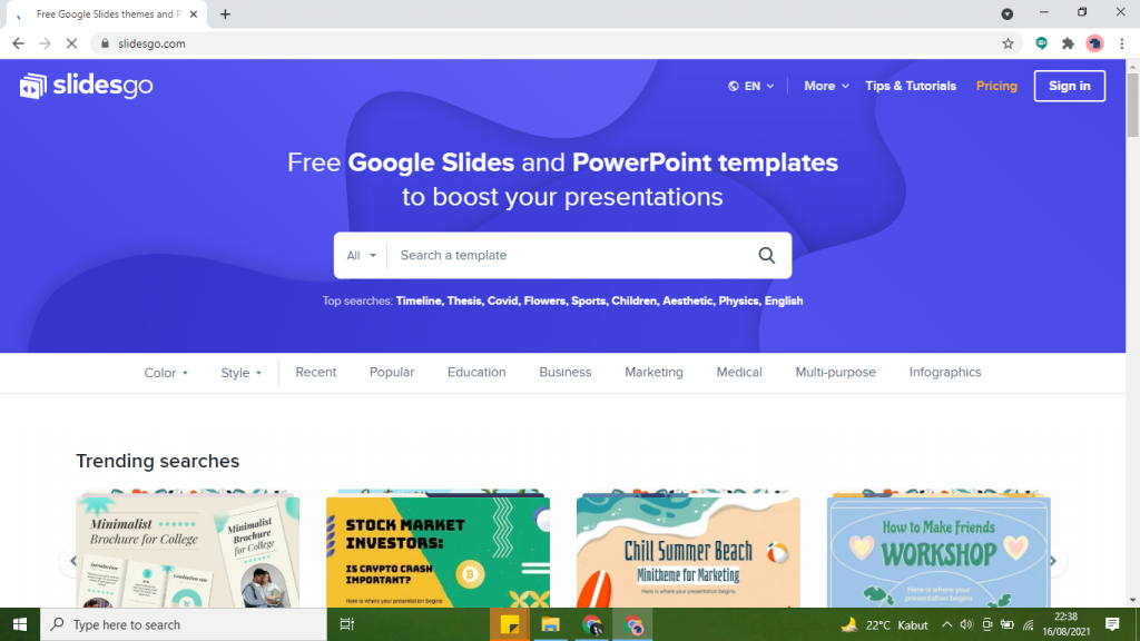 Detail Template Ppt Animasi Gratis Nomer 47