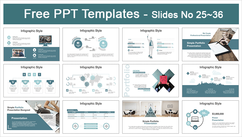 Detail Template Ppt Bisnis Gratis Nomer 26