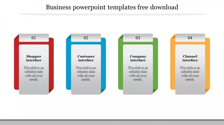 Detail Template Ppt Bisnis Gratis Nomer 27