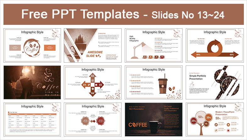 Detail Template Ppt Cafe Nomer 7