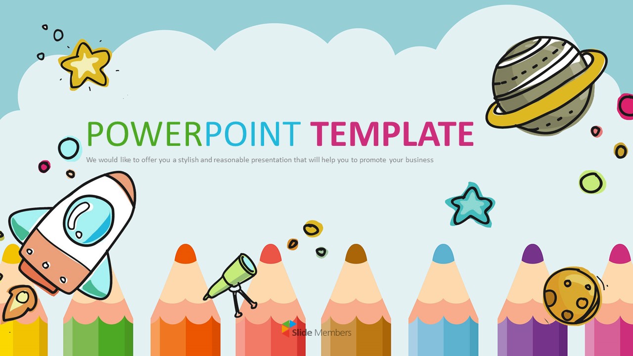 Detail Template Ppt Colorful Nomer 25