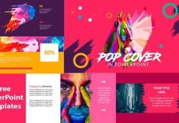 Detail Template Ppt Colorful Nomer 28