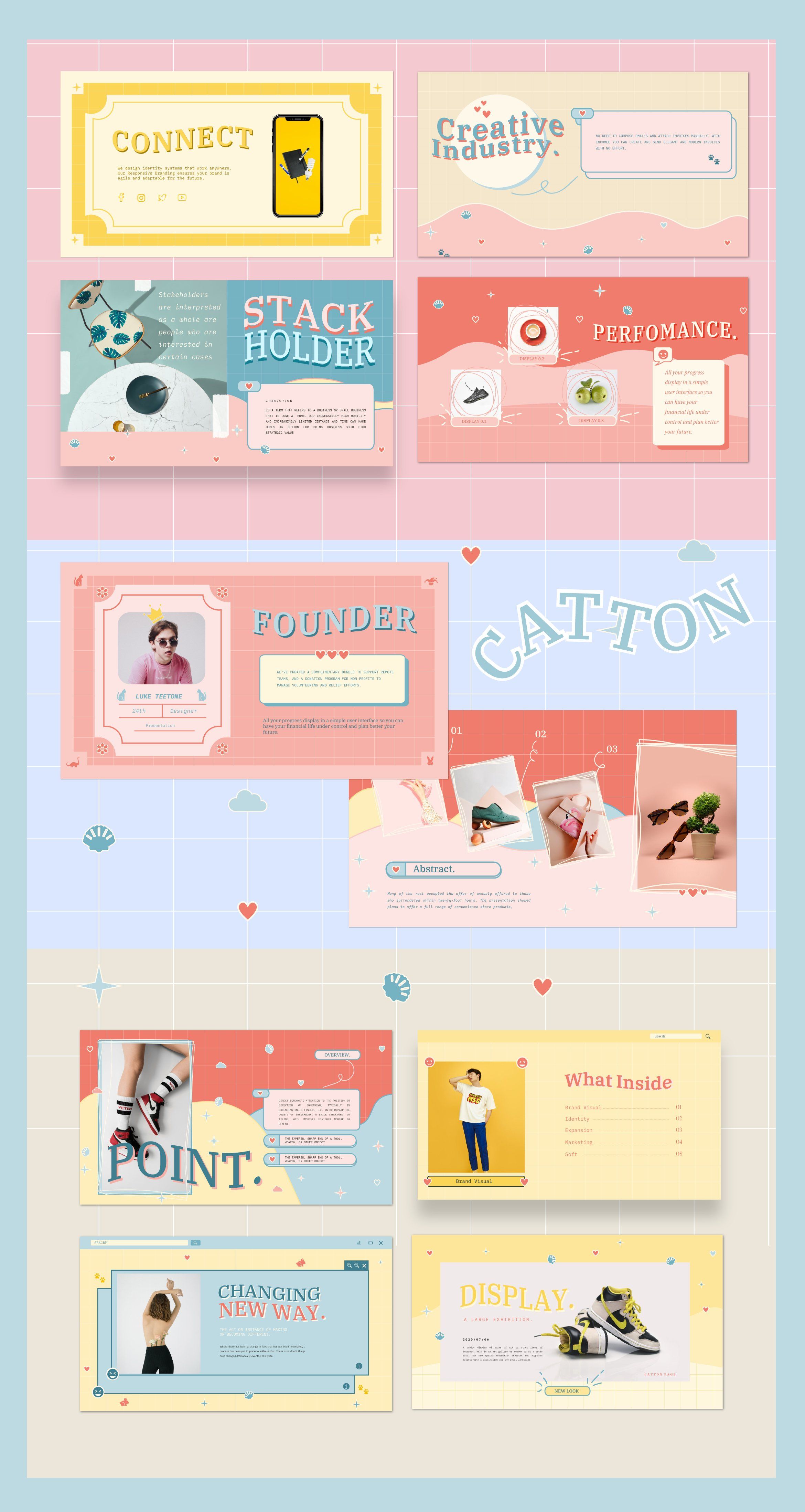 Detail Template Ppt Cute Nomer 15