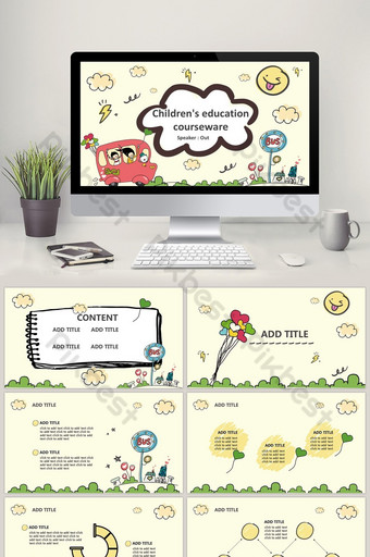 Detail Template Ppt Cute Nomer 37