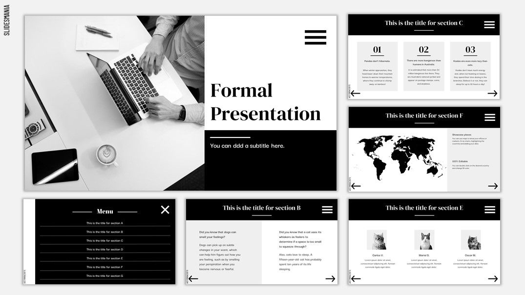 Template Ppt Formal - KibrisPDR