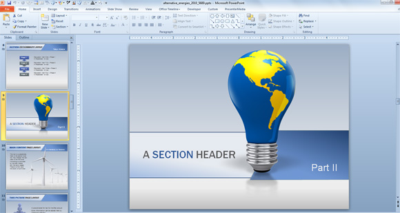 Detail Template Ppt Gratis Animasi Nomer 43