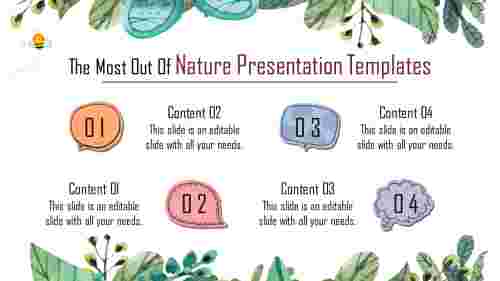 Detail Template Ppt Green Nature Nomer 44