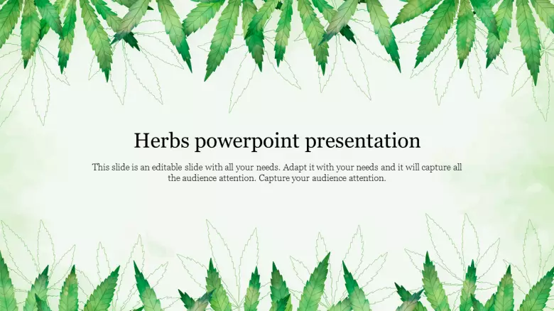 Detail Template Ppt Herbal Nomer 19